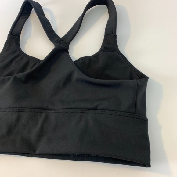 NWOT NATORI Black Impulse Racerback Sports Bra - Picture 8 of 13